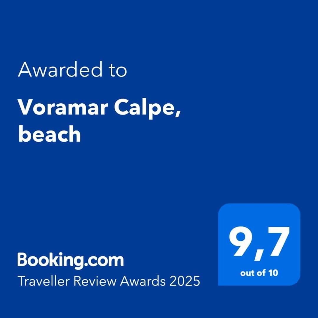 Voramar II On The Beach Calpe Exterior photo